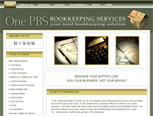 Tablet Screenshot of pbsbookkeeping.com